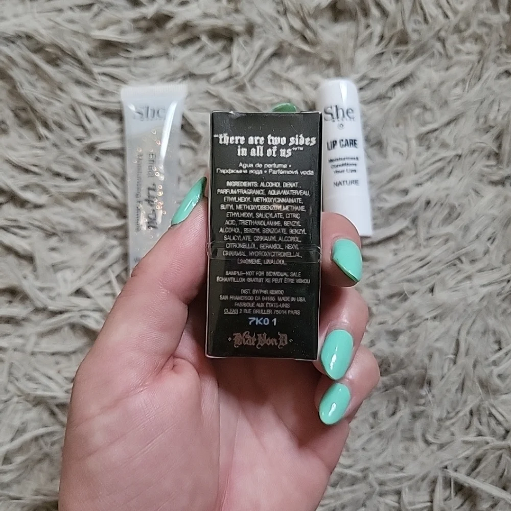Beauty Bundle Kat Von D Sinner Lips Lip Oil Lip Balm ✨️💫